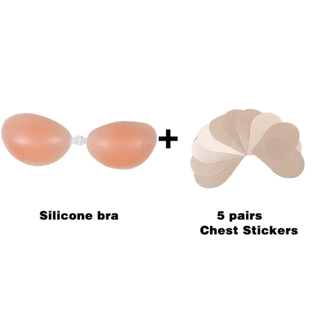 Silicone Invisible Push-Up Bra