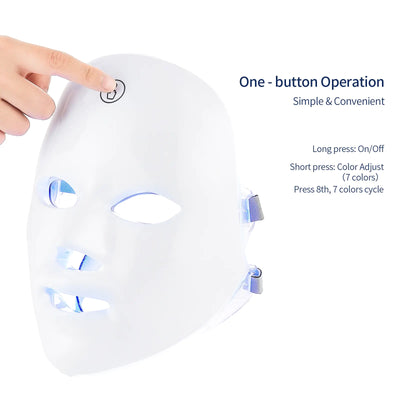 USB Charge LED Facial Mask